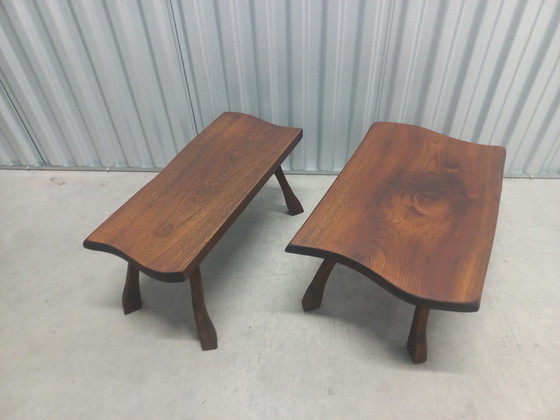 Image 1 of 2x Tabourets de lait vintage