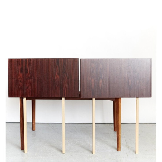 Image 1 of Vintage extendable rosewood table by Henning Kjaernulf for Velje, 1960s