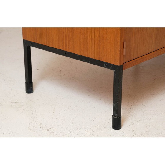 Image 1 of Vintage teak sideboard with 2 sliding glass doors by Arp, 1960