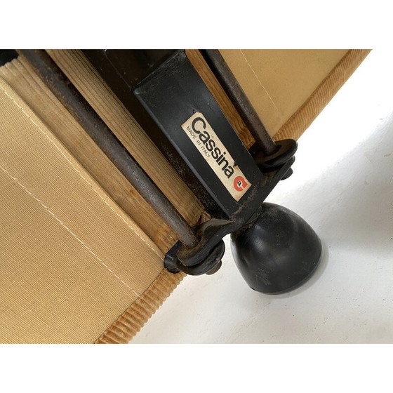 Image 1 of Vintage "Landeau" modular sofa in velvet and leather by Mario Bellini for Cassina, Italy 1970