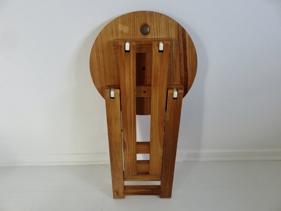 Image 1 of Folding stool in the style of Adrian Reed or Roger Tallon, 70s-80s
