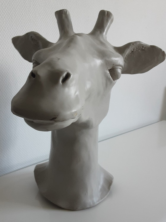 Image 1 of Giraffe bust decoration