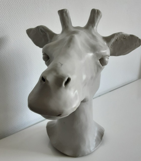 Image 1 of Giraffe bust decoration