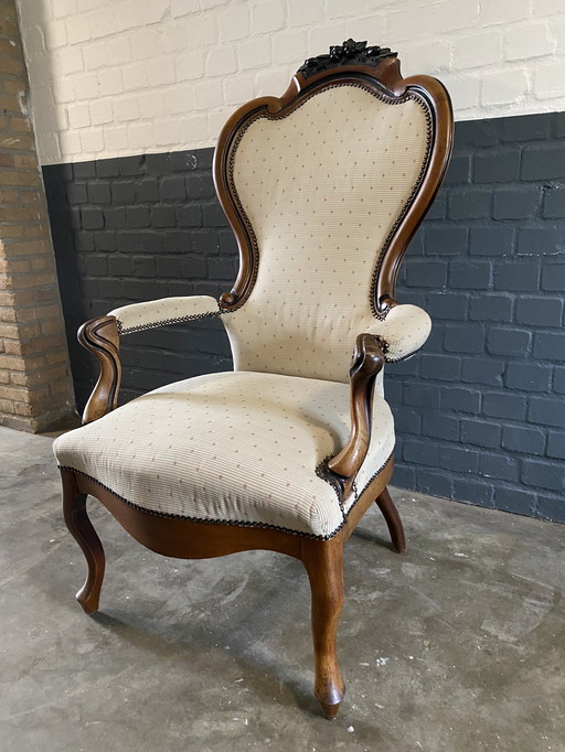 Fauteuil Biedermeier classique