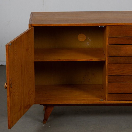 Image 1 of Vintage chest of drawers model U-458 in oak by Jiri Jiroutek for Interier Praha, Czechoslovakia 1960