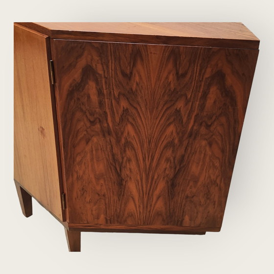 Image 1 of Mid Century corner cabinet