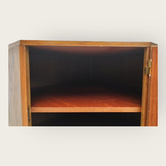 Image 1 of Mid Century corner cabinet