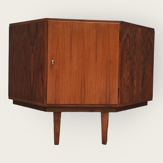 Image 1 of Mid Century corner cabinet