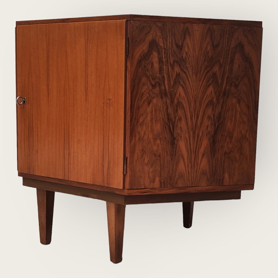 Image 1 of Mid Century corner cabinet