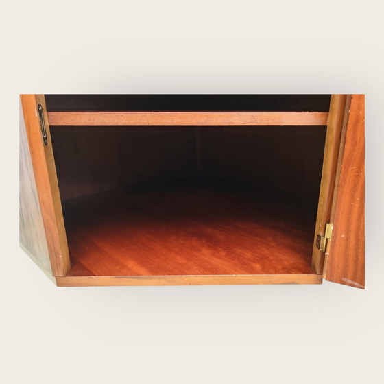 Image 1 of Mid Century corner cabinet