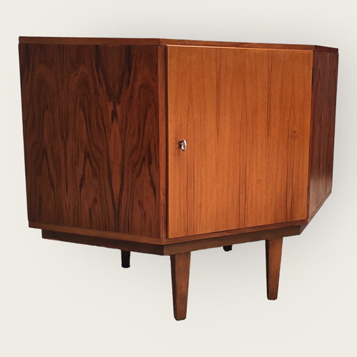 Mid Century corner cabinet