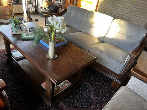 Image 1 of Complete Sitting Area With Coffee Table Oak Brand Sprij