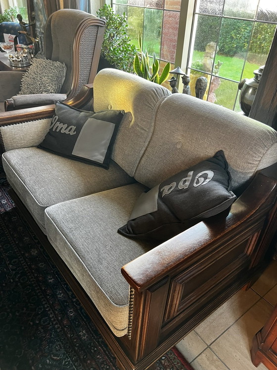 Image 1 of Complete Sitting Area With Coffee Table Oak Brand Sprij