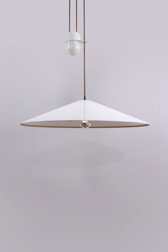 Image 1 of Pendant Lamp By Goffredo Reggiani Iconic 1960S Whit Counterweight