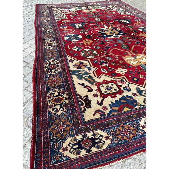 Image 1 of Vintage Ardebil rug in velvet and cotton, Iran