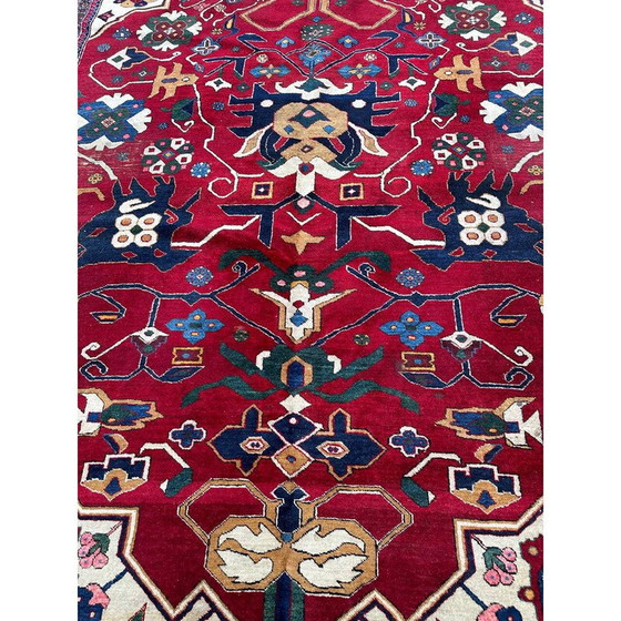 Image 1 of Vintage Ardebil rug in velvet and cotton, Iran