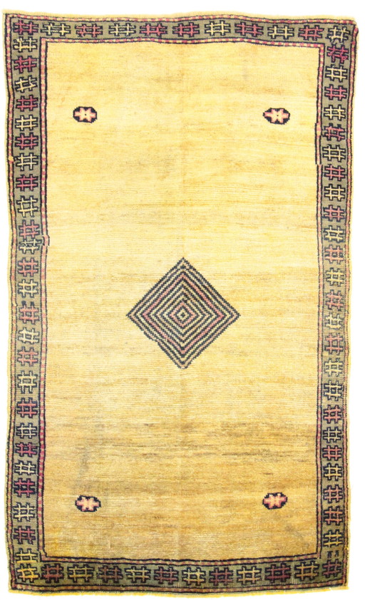 Persian Carpet Old Ghashghai Shiraz Nomadic Carpet 187 X 105 Cm