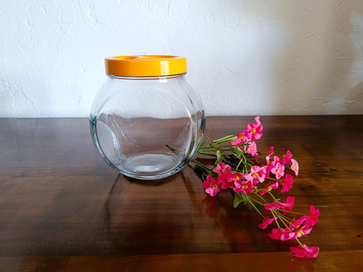 Glass jar 70's