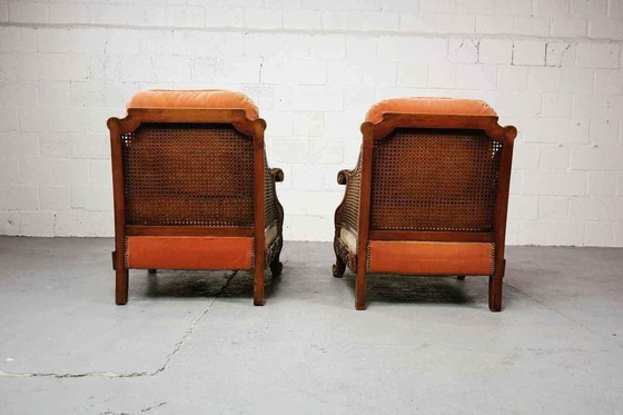 Image 1 of Pair Of Armchairs From The Early 20Th Century