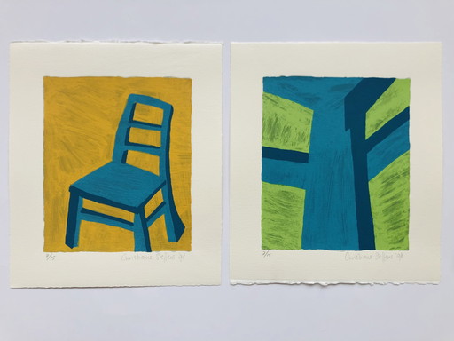 Christiane Steffens - Set 2 pieces - Silkscreen