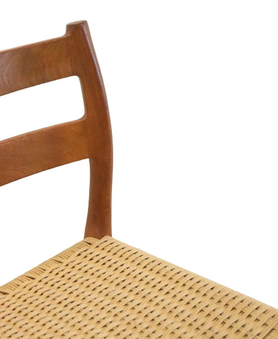 Image 1 of Sedia Niels O Moller modello 84 vintage papercord