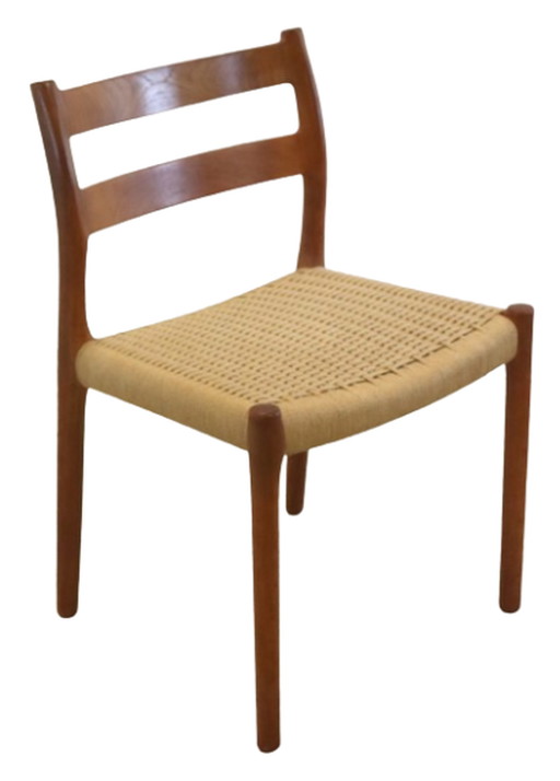 Niels O Moller chair model 84 vintage papercord