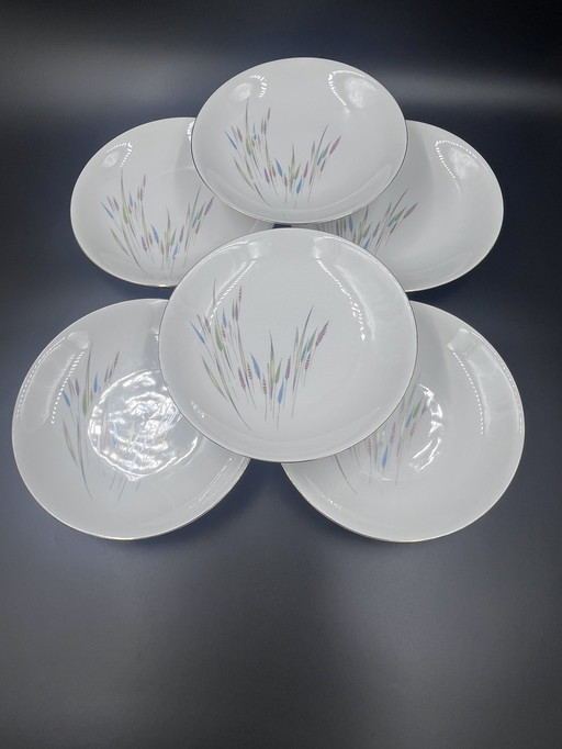 Set of 6 Bareuther soup plates