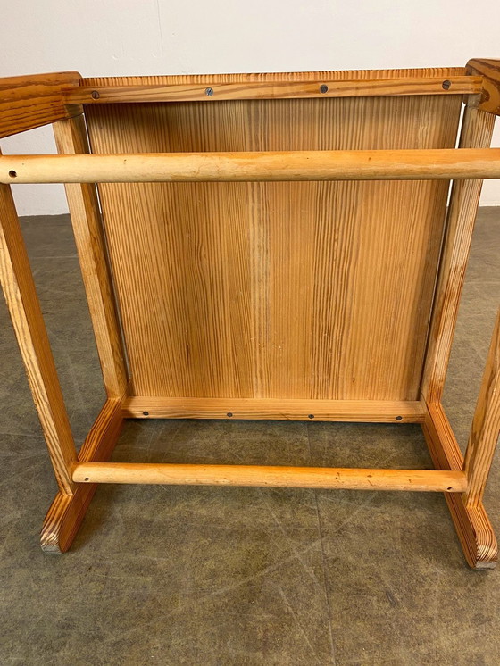 Image 1 of Niels Eilersen Table basse en pin 1960 Vintage Designer