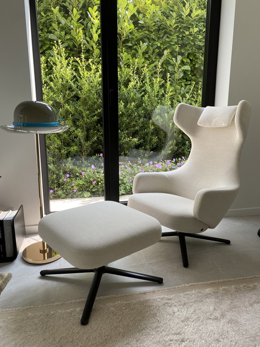 Vitra Grand Repos Fauteuil et Ottoman