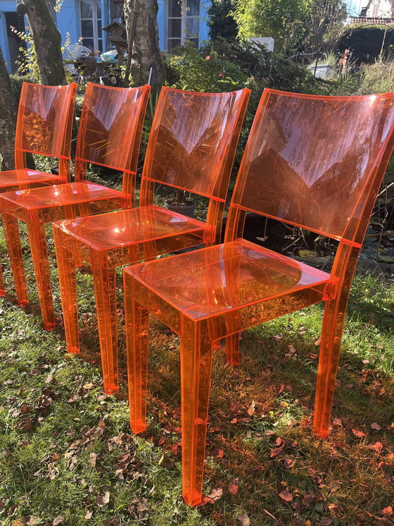 Image 1 of 4x Chairs For Kartell By Starck