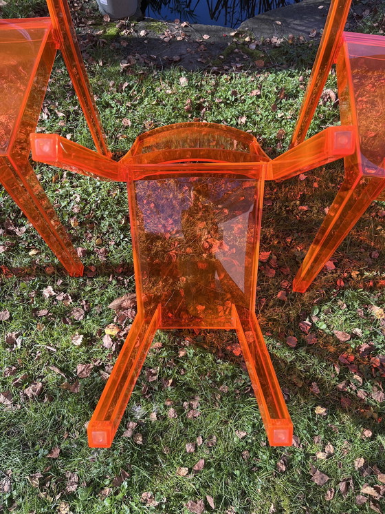 Image 1 of 4x Chairs For Kartell By Starck