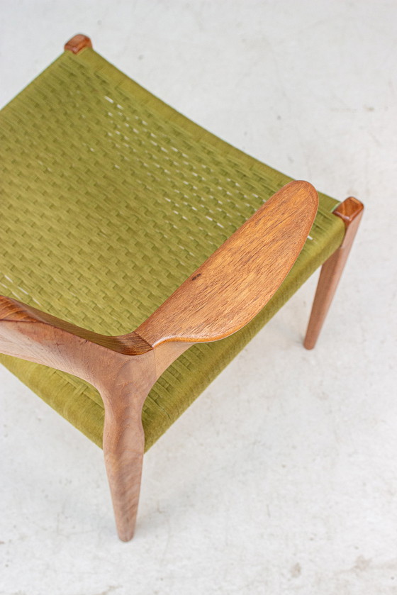 Image 1 of 6x Niels O. Möller No. 55/71 Danish Teak Chairs Vintage