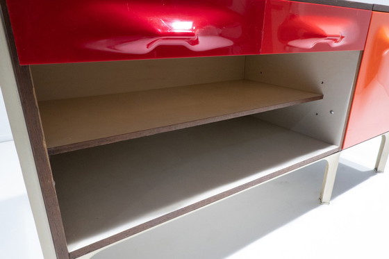 Image 1 of Mid-Century Modern Desk With Sliding Top By Raymond Loewy, 1960S