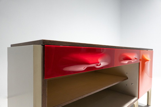 Image 1 of Mid-Century Modern Desk With Sliding Top By Raymond Loewy, 1960S