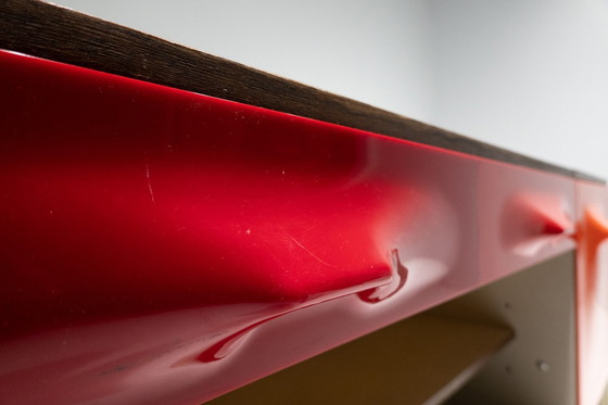 Image 1 of Mid-Century Modern Desk With Sliding Top By Raymond Loewy, 1960S