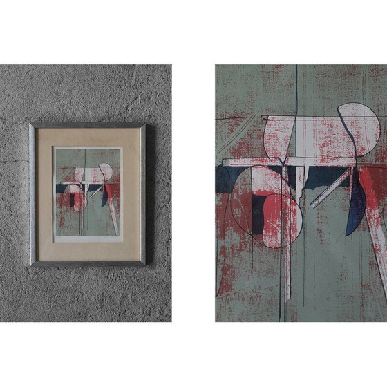 Image 1 of Vintage lithograph by Anders Österlin