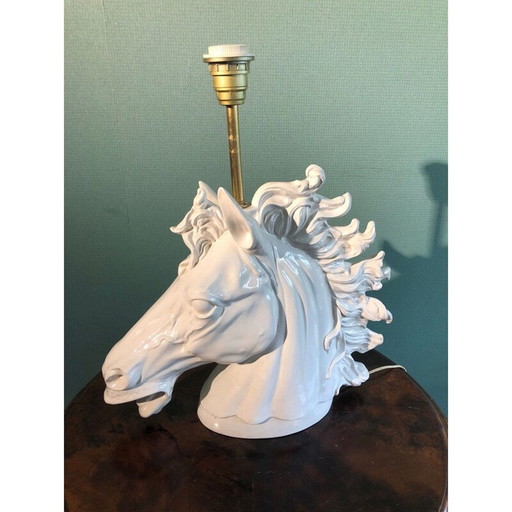 Base per lampada in ceramica d'epoca, 1970