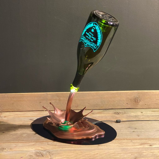 Custom Dom Pérignon Champagne lamp