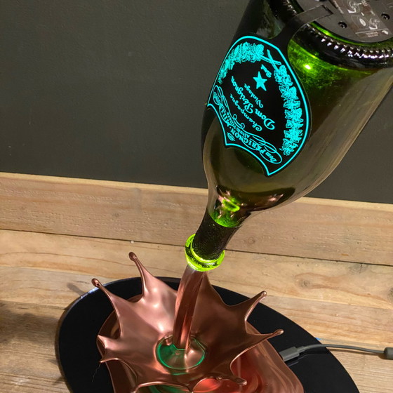 Image 1 of Custom Dom Pérignon Champagne lamp