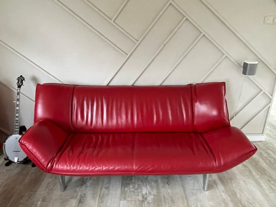 Image 1 of Leolux Tango 3 seater Sofa Red