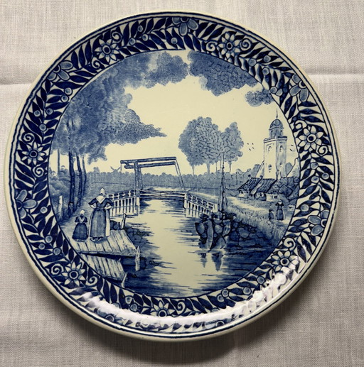 Set Of 12 Plates Boch Delft