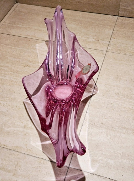 Image 1 of Ciotola decorativa rosa Val Saint Lambert