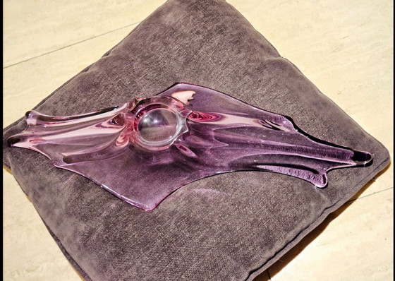 Image 1 of Ciotola decorativa rosa Val Saint Lambert