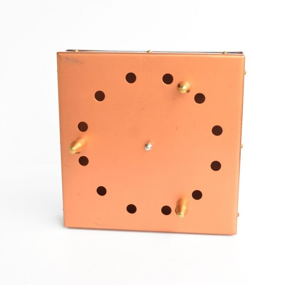 Image 1 of Vintage enameled brass and steel candle holder, Germany 1960