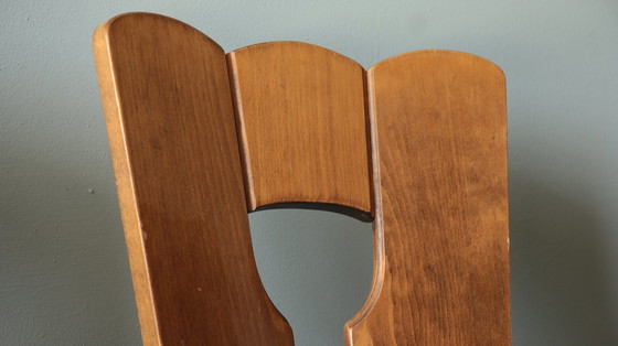 Image 1 of 6x Vintage Brutalist cafe chairs