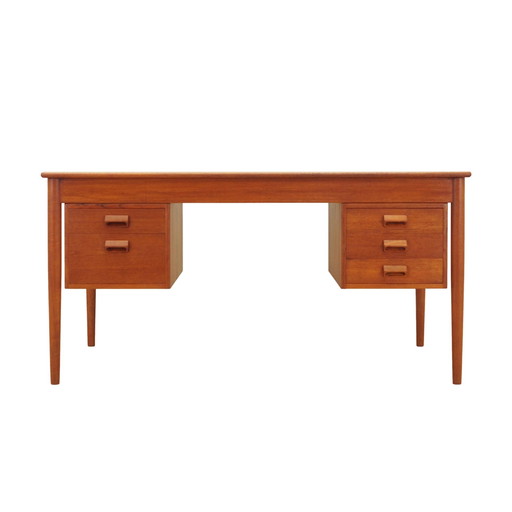 Teak Desk, Danish Design, 1960S, Designer: Børge Mogensen, Manufacturer: Søborg Møbler