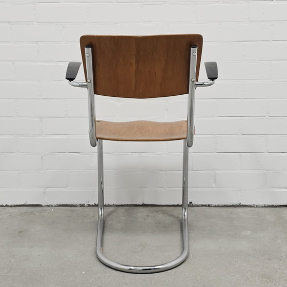 Image 1 of Vintage Chair Industrial Chair Th. De Wit Schiedam