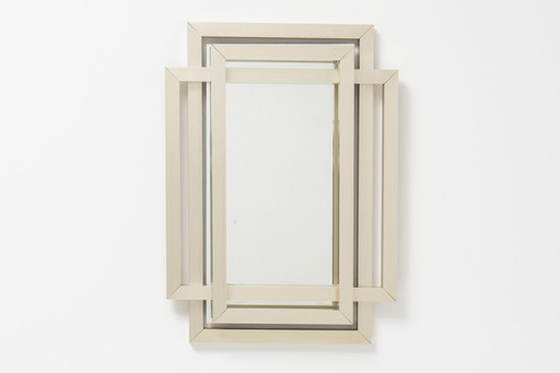  Sculptural Mirror In Brass - Philippe Jean