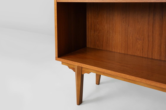 Image 1 of Vintage French Teak Bookcase With Shelves, 1960S