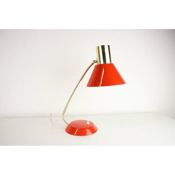 Image 1 of Mid-century metal and brass table lamp, Germany 1970s